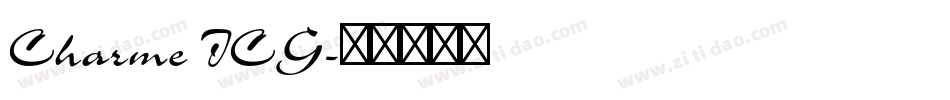 Charme ICG字体转换
